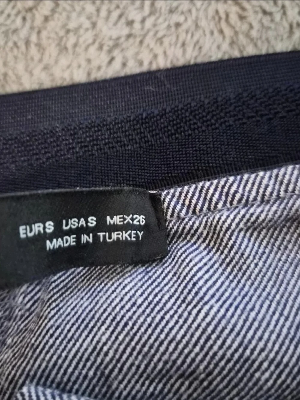 Zara Men's Slim Dress Pants Blue